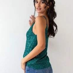 Πολύ καλή προσφορά 🔥 The Fashion Project Τοπ με παγιέτες - Κυπαρισσί 🔥 9 Πολύ καλή προσφορά 🔥 The Fashion Project Τοπ με παγιέτες - Κυπαρισσί 🔥 -Φορέματα Εκπτώσεις top me pagietes 107003 ykdk