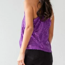 Καλύτερες κριτικές για 😉 The Fashion Project Τοπ παγιέτες με αθλητική πλάτη - Μωβ ⭐ -Φορέματα Εκπτώσεις top pagietes me athlitiki plati 106844 1s5i