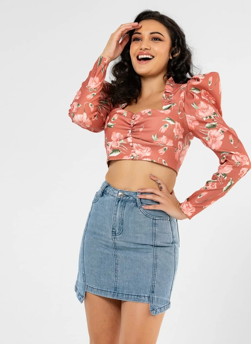 Εξοδος ✨ The Fashion Project Φούστα μίνι τζιν με άνισο τελείωμα - Μπλε Jean 🔥 4 Εξοδος ✨ The Fashion Project Φούστα μίνι τζιν με άνισο τελείωμα - Μπλε Jean 🔥 - Image 4